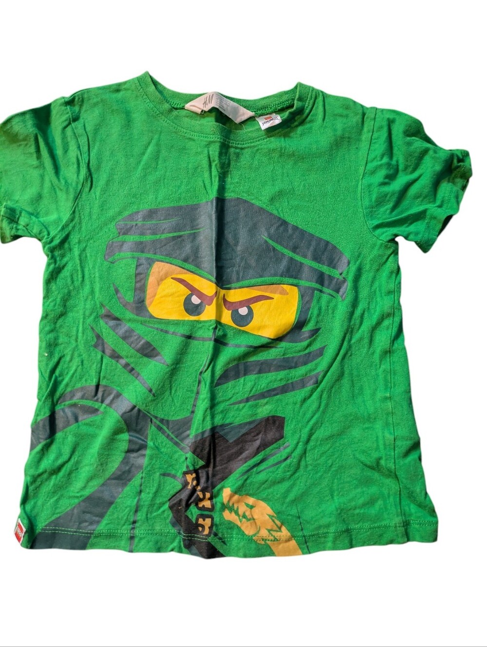 🌞4/20$ Lego Green Ninja Graphic Tee with Yellow Eyes